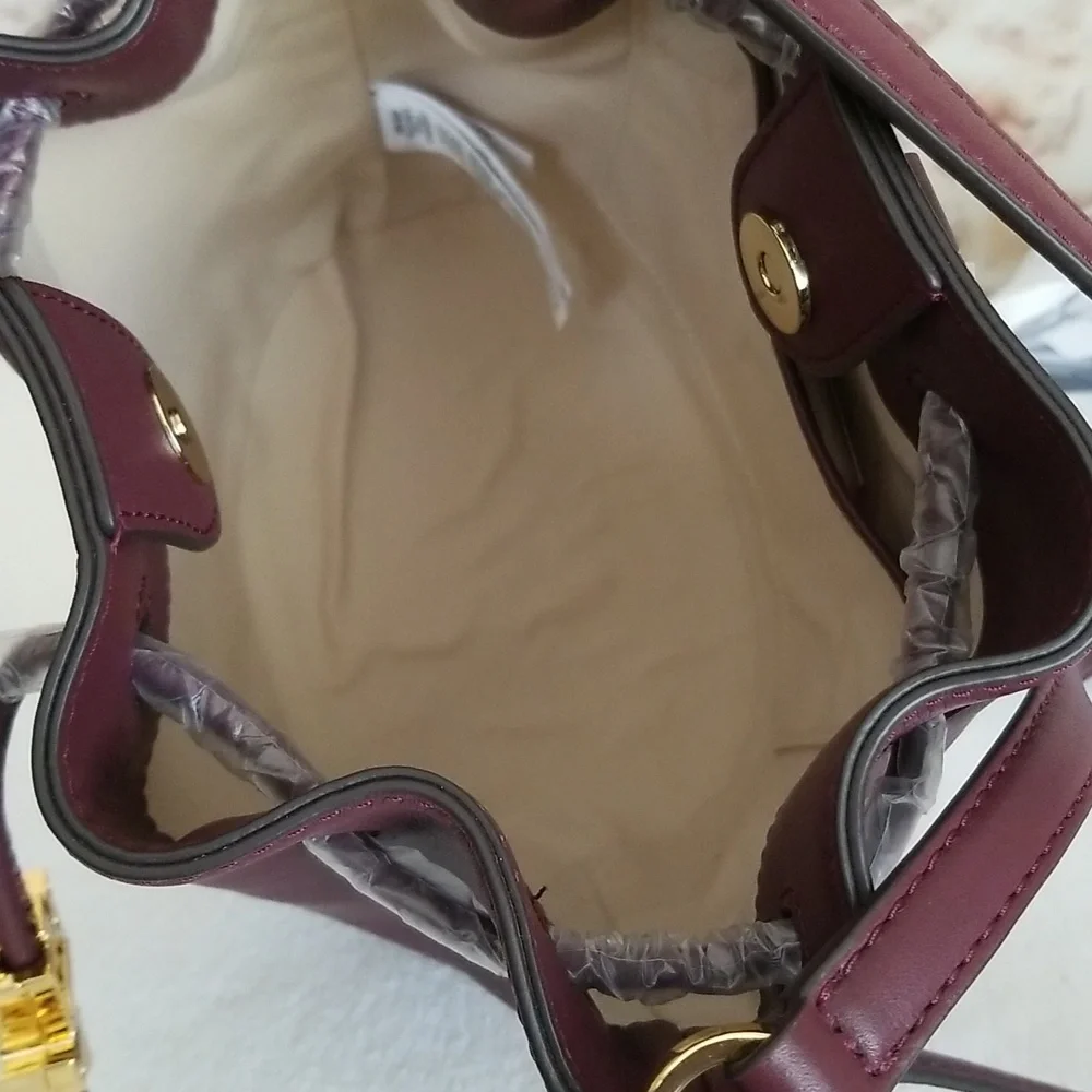 New Ralph Lauren Andie Drawstring Bag - Picture 10 of 13